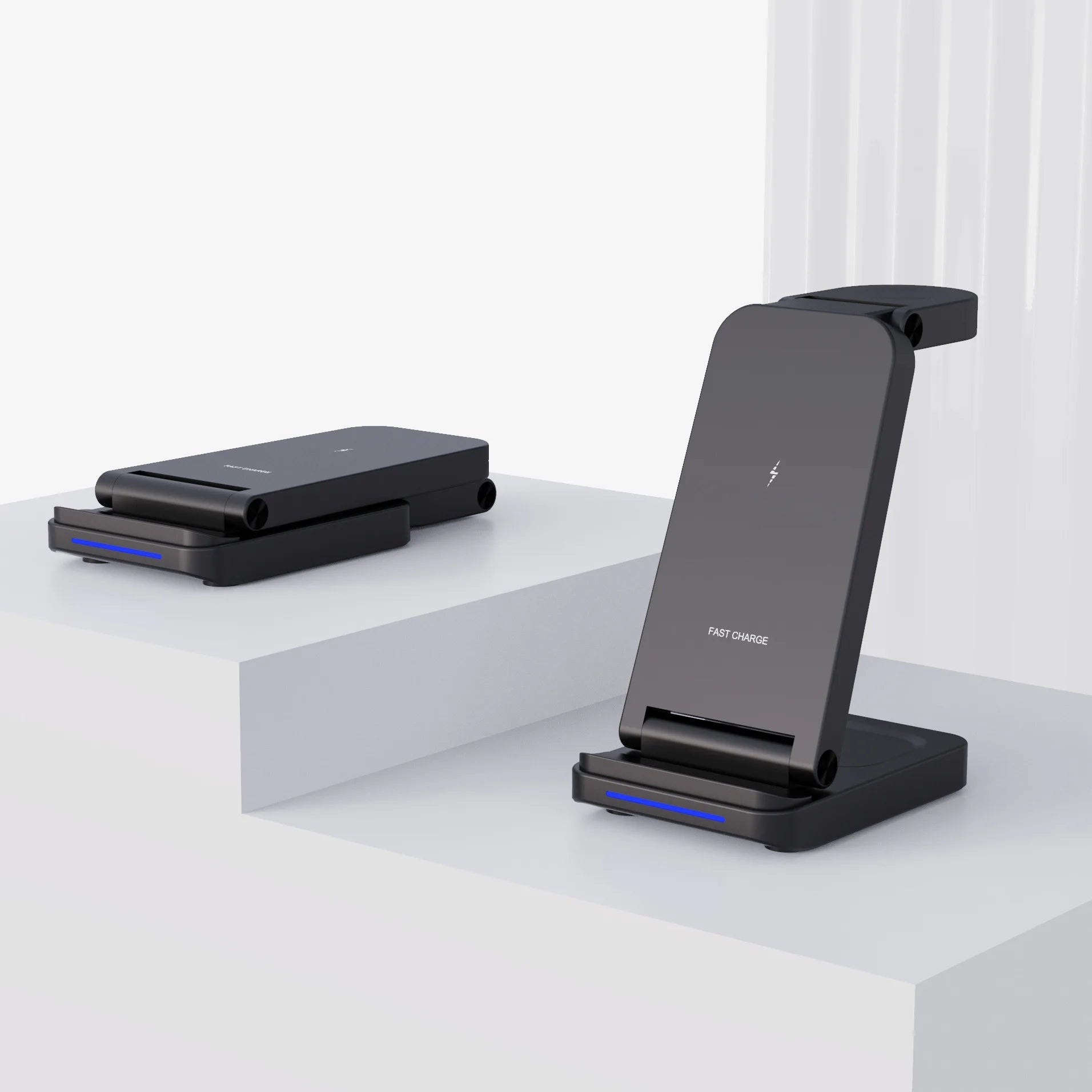3 in 1 Foldable Wireless Charger Pad Stand Magnetic Fast Charging Dock Station Apple iPhone/Watch/AirPods