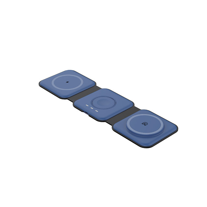 Mazer Mag.Trifold 3-in-1 Charging Pad with 25W UK Charger