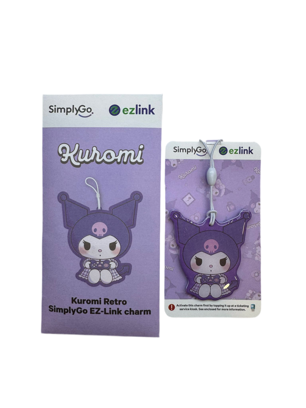 EZ-Link Charm - Kuromi Retro
