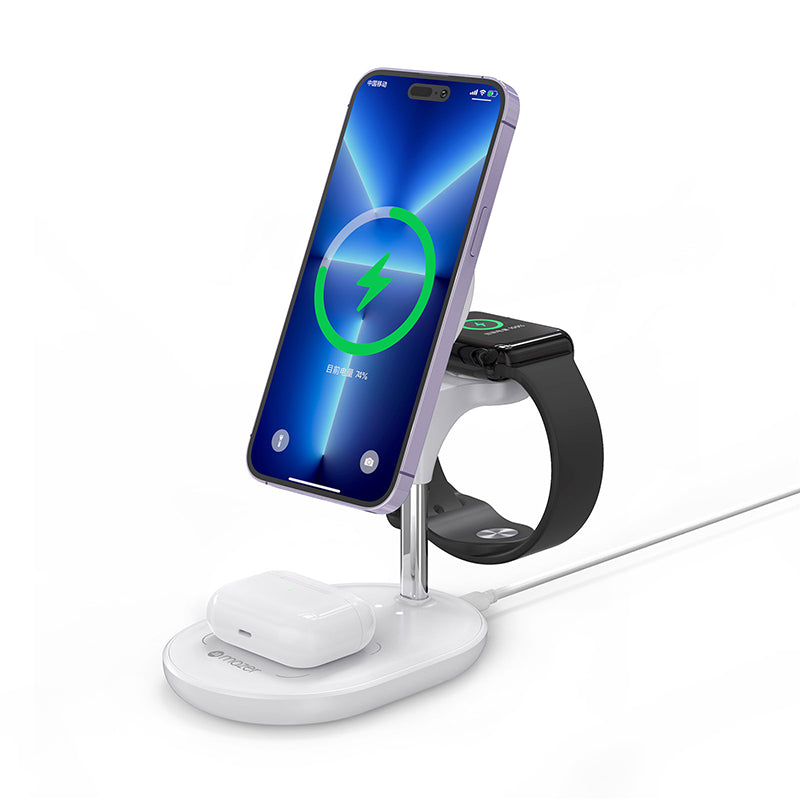 Mazer MagDesk 630 3-in -1 Wireless Charger