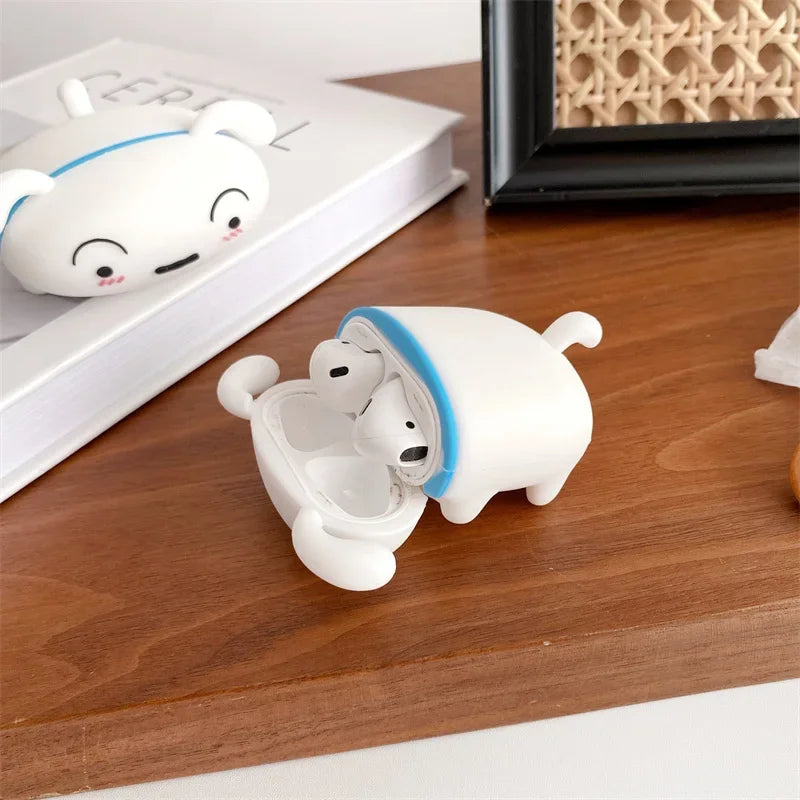 3D Cute Dog AirPods Case