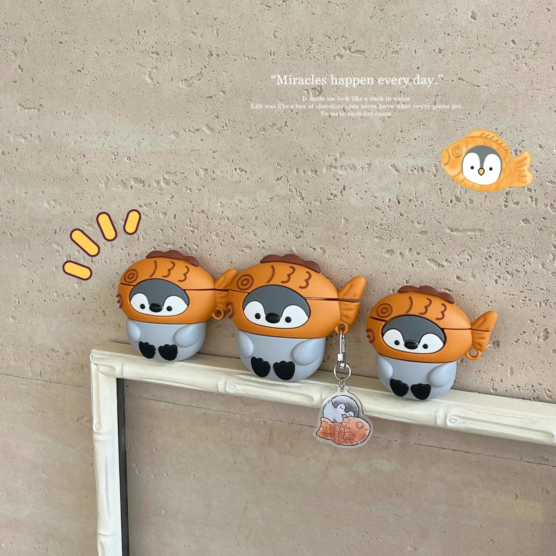 Taiyaki Penguin AirPods Case