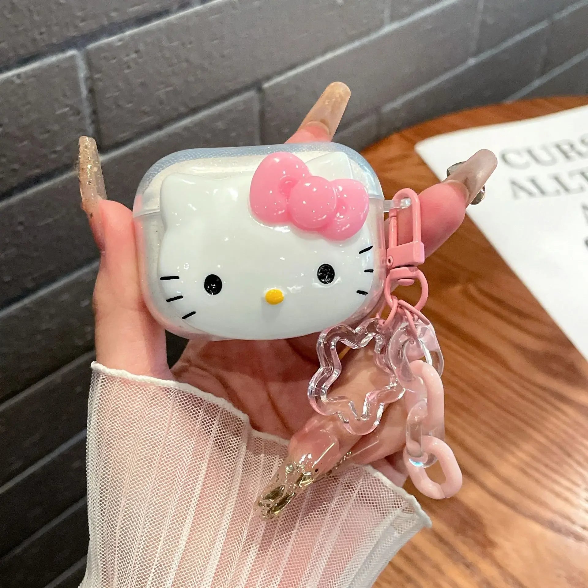 Hello Kitty AirPods Case with Keychain
