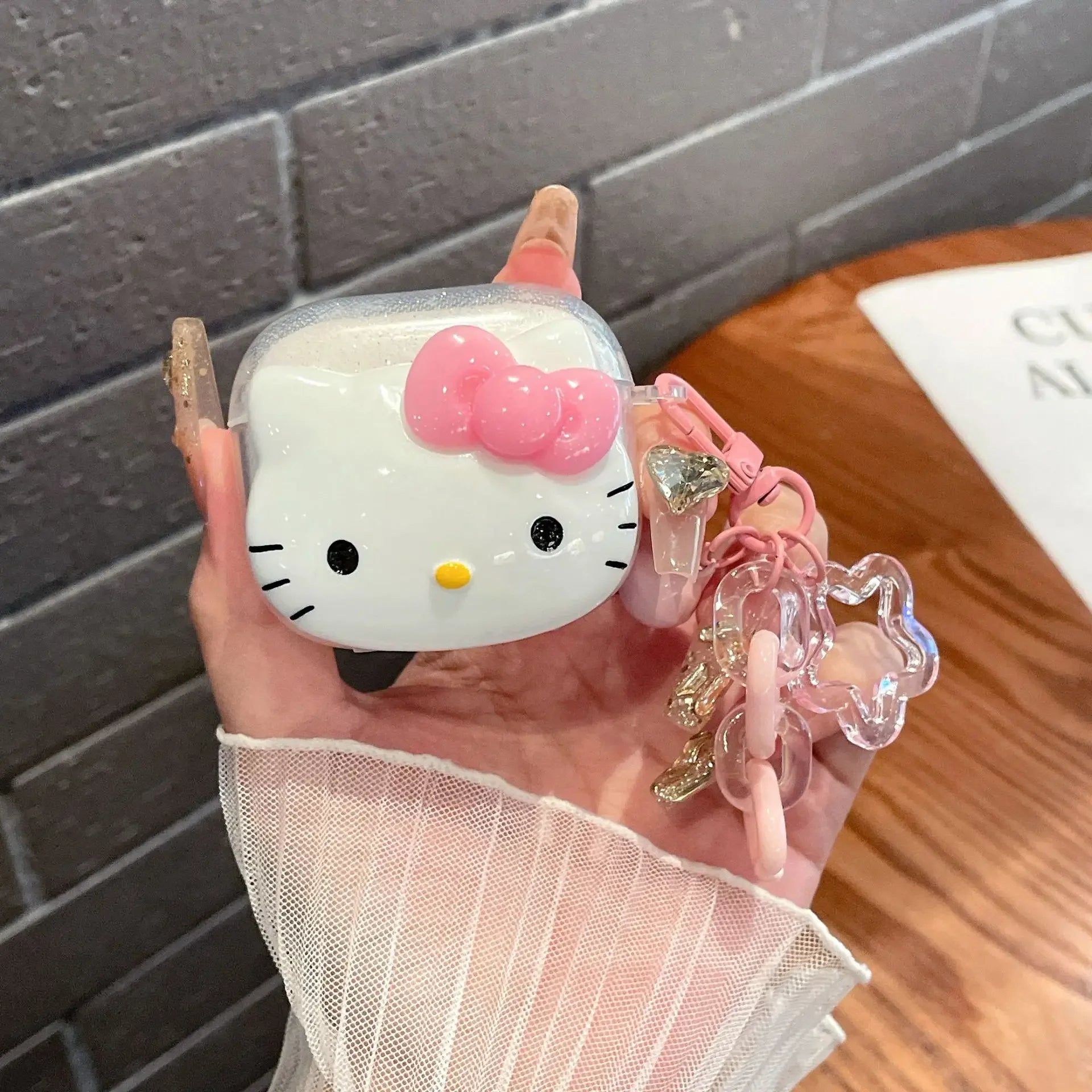 Hello Kitty AirPods Case with Keychain