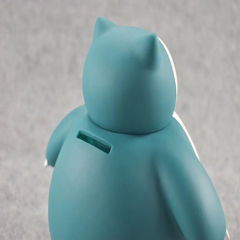 Anime Pokemon Snorlax Figure Model Piggy Bank Sitting Standing Snorlax Saving Pot Cartoon Doll Money Box