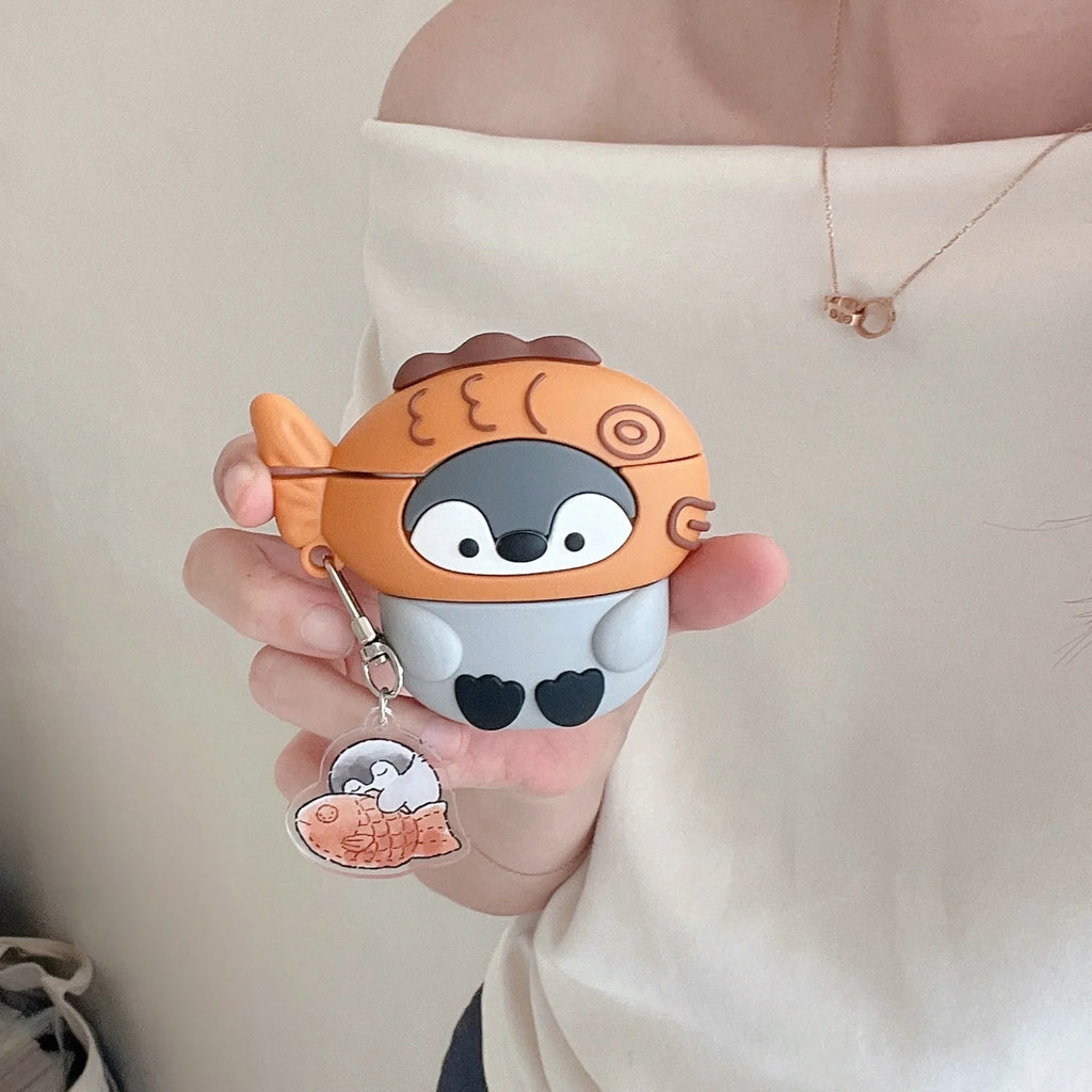 Taiyaki Penguin AirPods Case