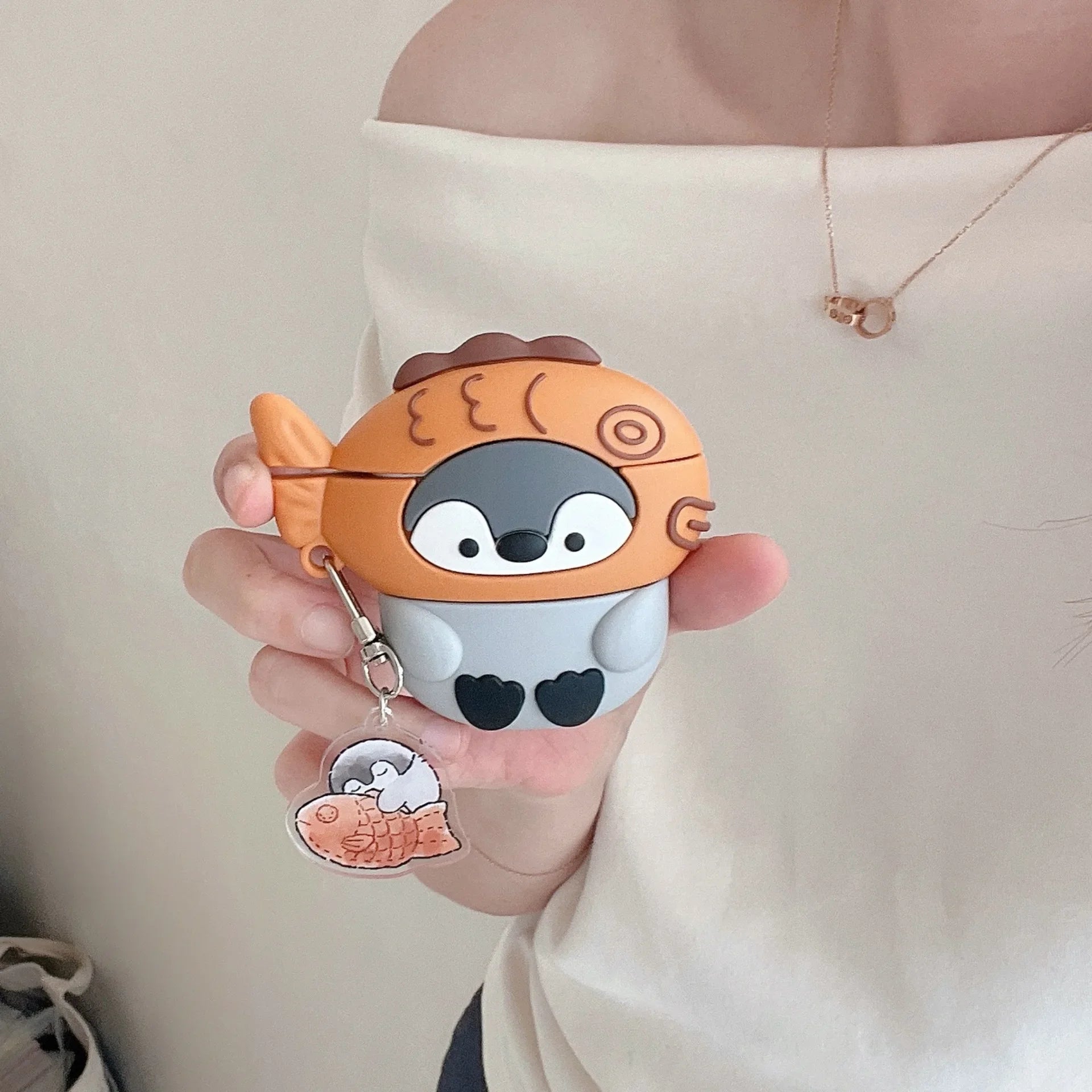 Taiyaki Penguin AirPods Case
