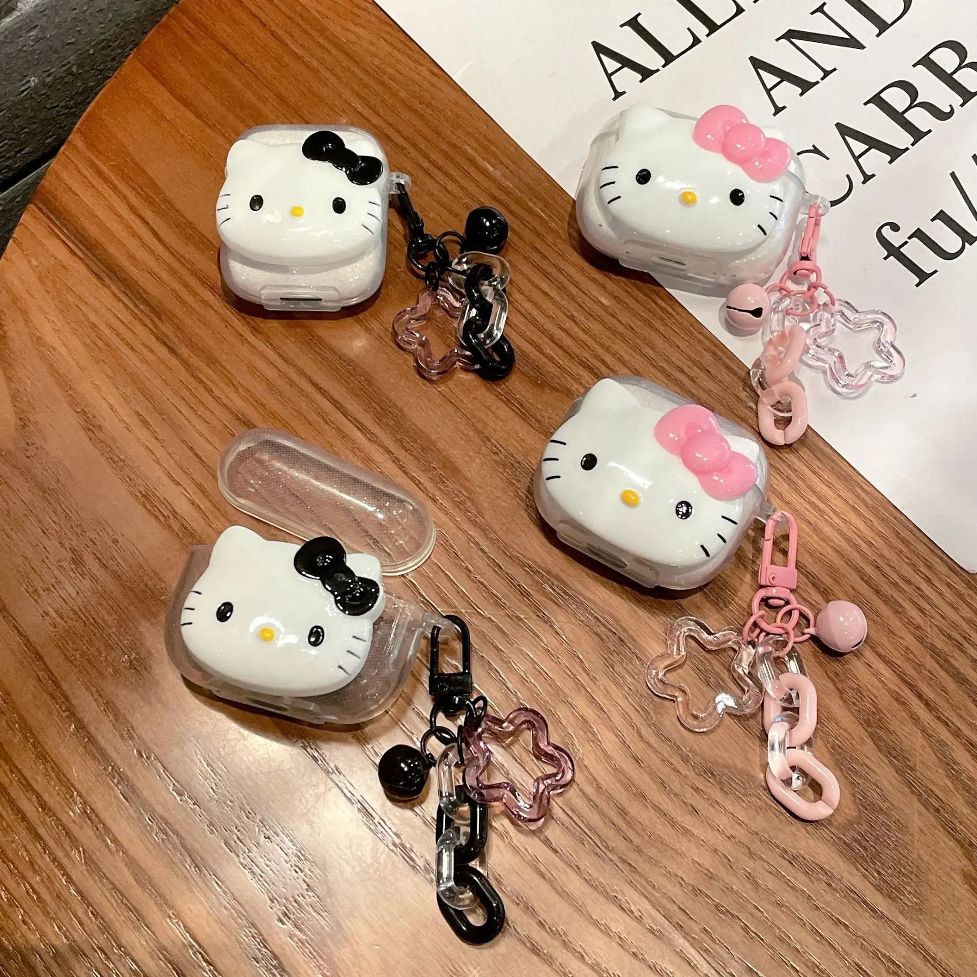 Hello Kitty AirPods Case with Keychain
