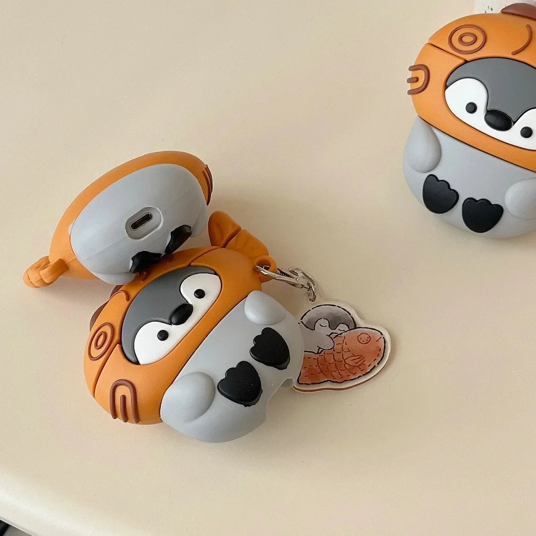 Taiyaki Penguin AirPods Case