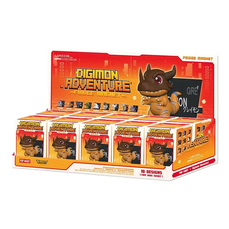 Digimon Adventure Fridge Magnet Series Mystery Blind Box Collectible Figures