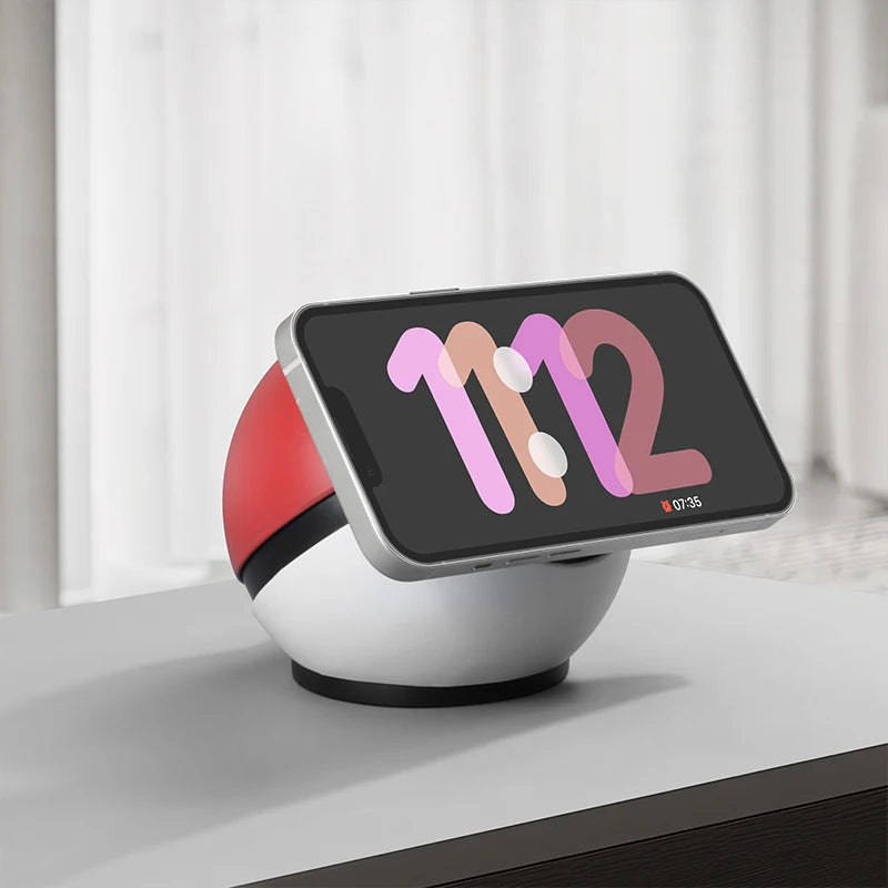 Pokemon Poké Ball Anime Peripheral Magnetic Phone Stand Elf Ball Desktop Stand Base Stand