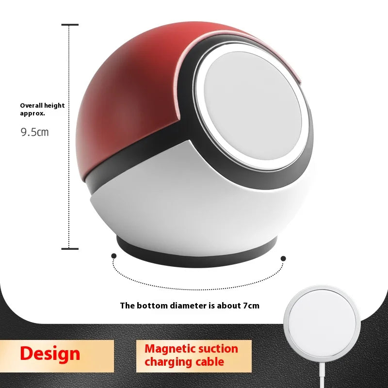 Pokemon Poké Ball Anime Peripheral Magnetic Phone Stand Elf Ball Desktop Stand Base Stand