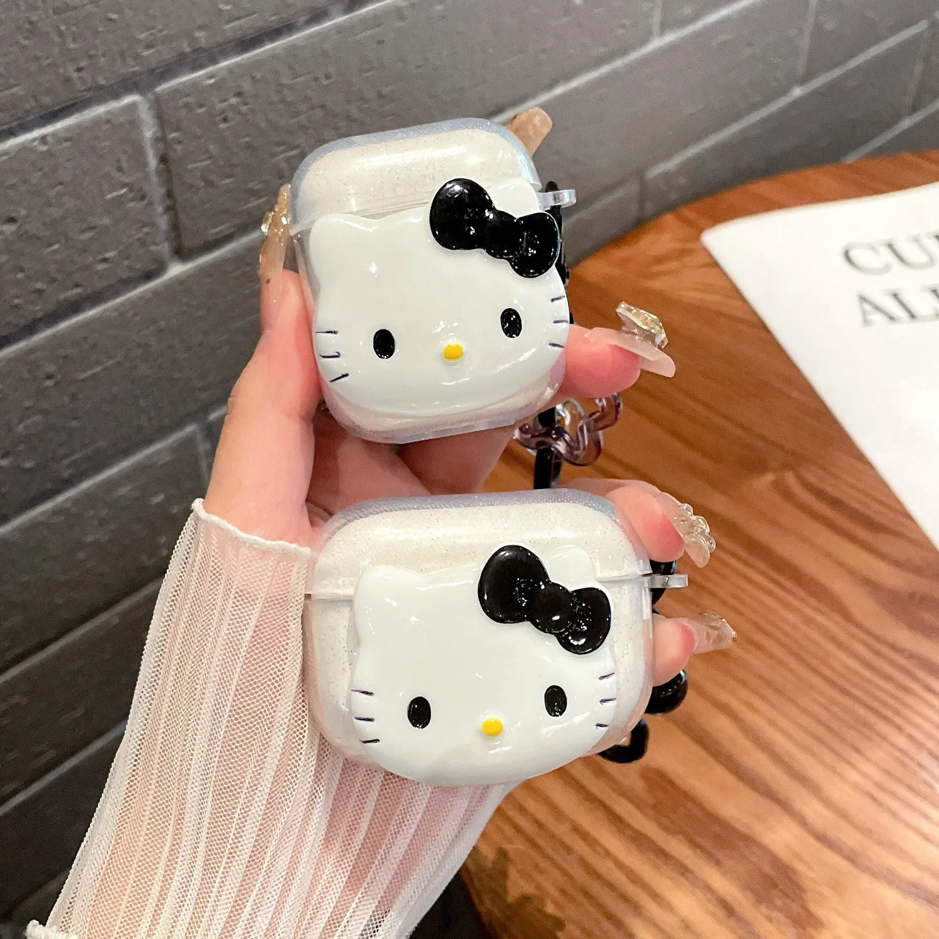 Hello Kitty AirPods Case with Keychain