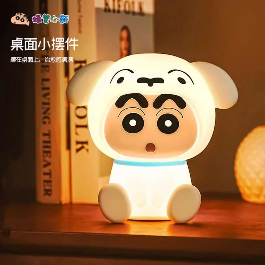 Anime Crayon Shin-Chan Patting Small Night Lamp