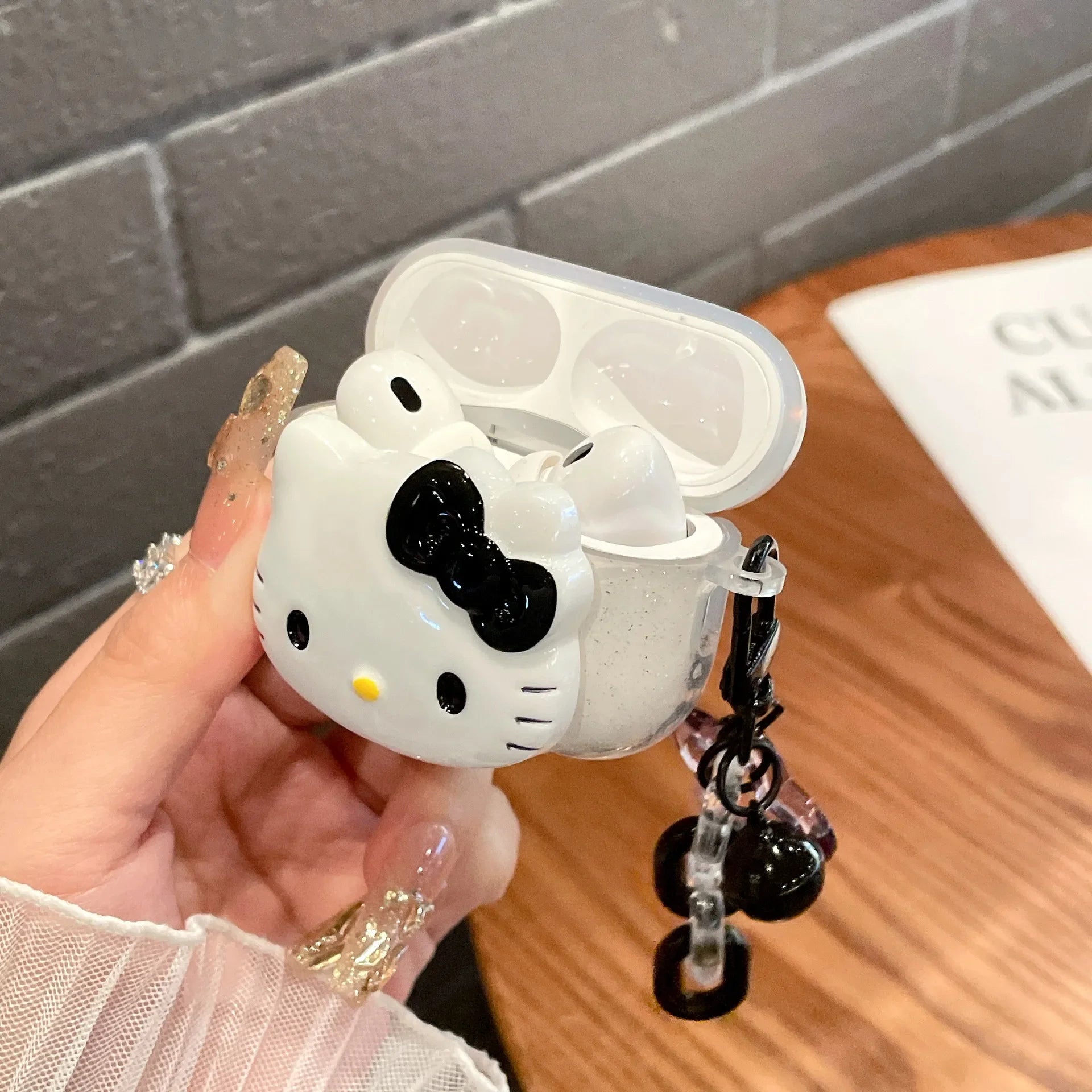 Hello Kitty AirPods Case with Keychain