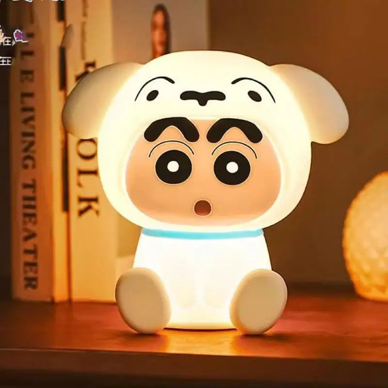 Anime Crayon Shin-Chan Patting Small Night Lamp