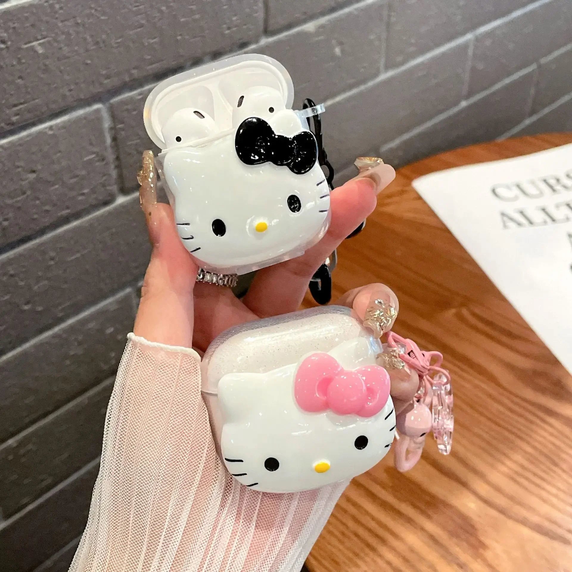 Hello Kitty AirPods Case with Keychain