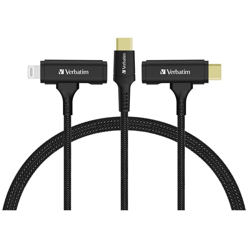 Verbatim VM66974 USB-C+Lightning 2in1 Cable 1.2M